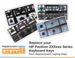 Replace your HP Pavilion ZX5xxx Series Keyboard Keys from Replacement Laptop Keys